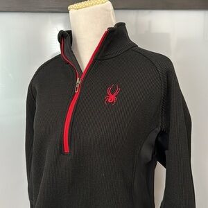 Spyder quarter-zip sweater fleece, men’s M, excellent used condition